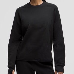 Brand new Lulu Waffle-Knit Crew Neck Sweatshirt